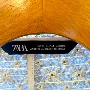 Zara, eyelet jacket with 3/4 sleeves